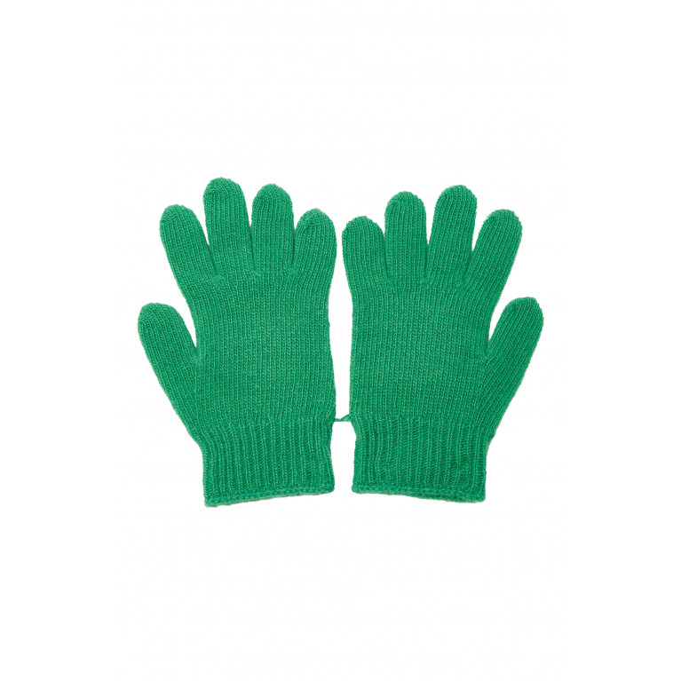 Gucci- Kids UFO Wool Gloves Green