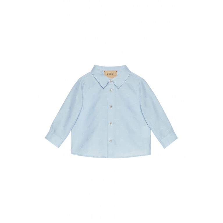 Gucci- Baby Double Star Shirt Blue