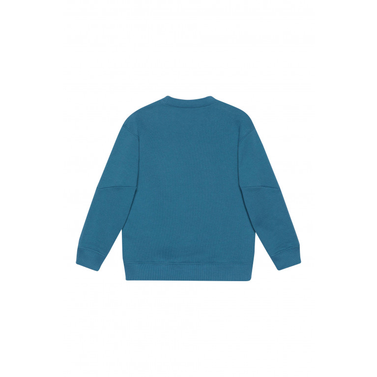Gucci- Kids Cotton Jersey Sweatshirt Blue