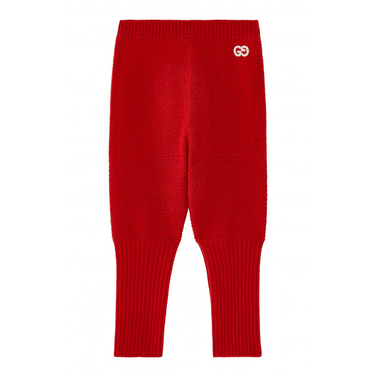 Gucci- Kids Wool Pants Red