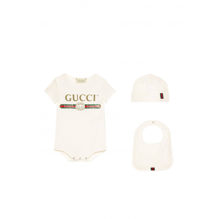 Gucci- Logo Gift Set White