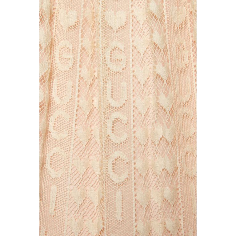 Gucci- Romantic Lace Dress Light Pink