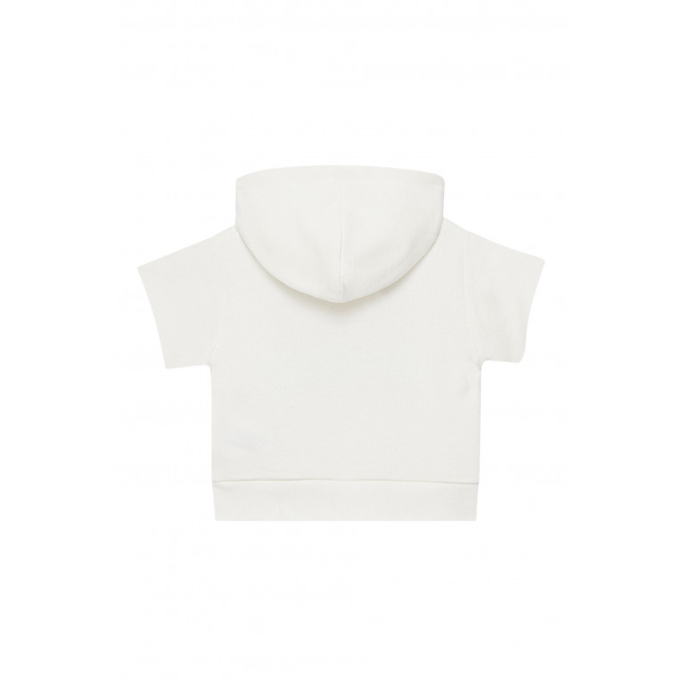 Gucci- Logo Cotton Jersey Sweatshirt White