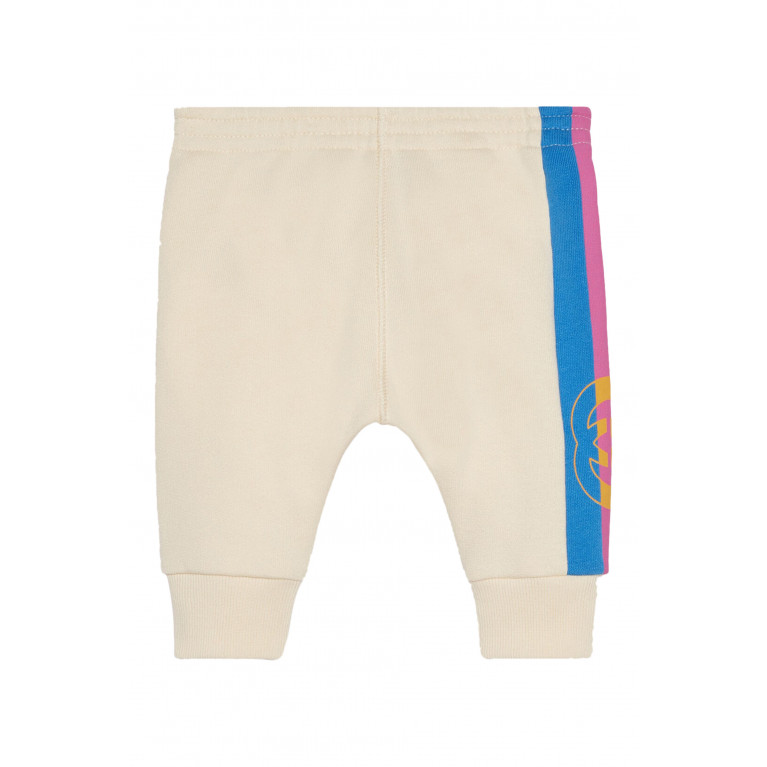 Gucci- Baby Cotton Jersey Trousers White