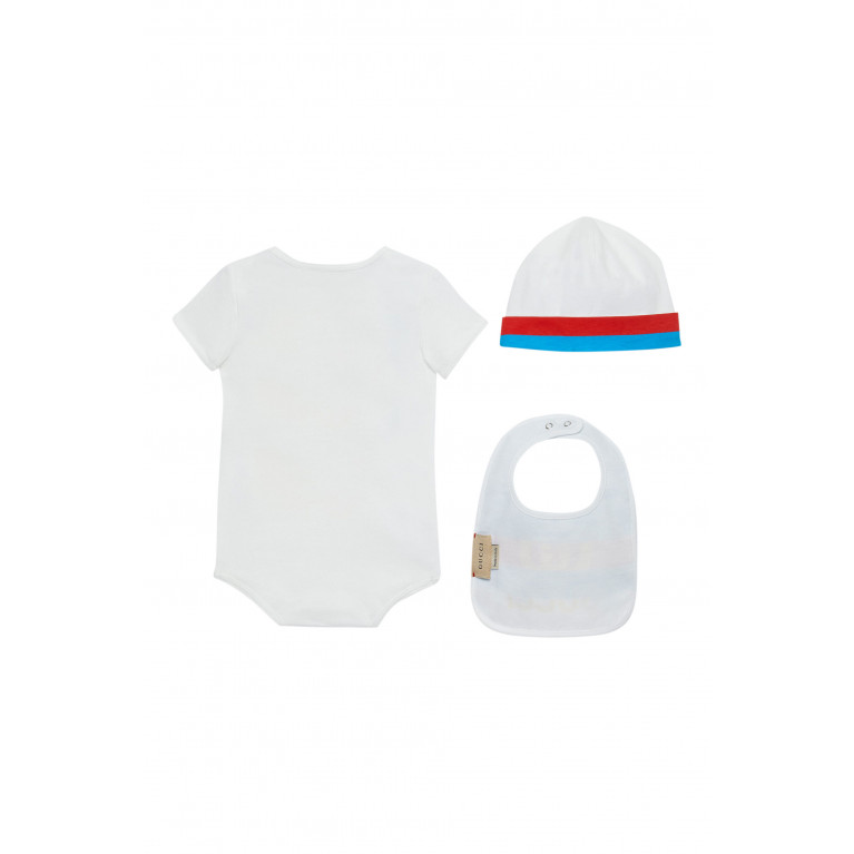 Gucci- Baby Bodysuit Gift Set White