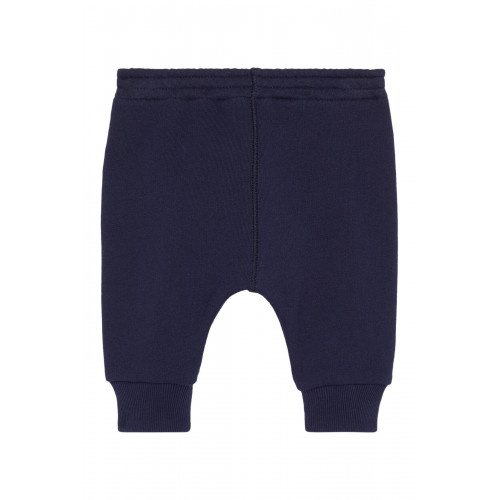 Gucci- Baby Felted Trousers with Label Blue