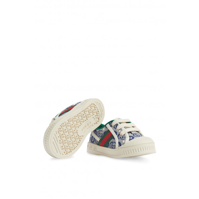Gucci- Kids Toddler Gucci Tennis 1977 Sneakers Blue