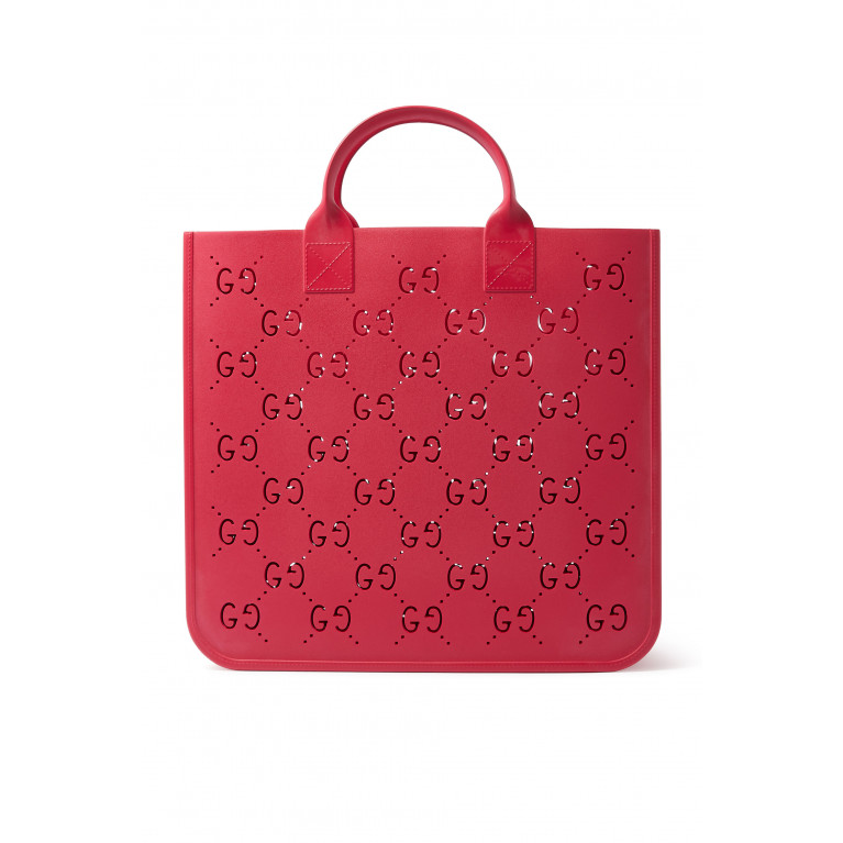 Gucci- GG Rubber Tote Bag Pink