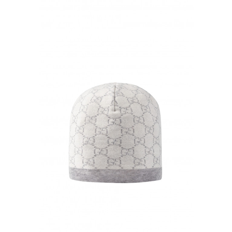 Gucci- GG Wool Hat Grey