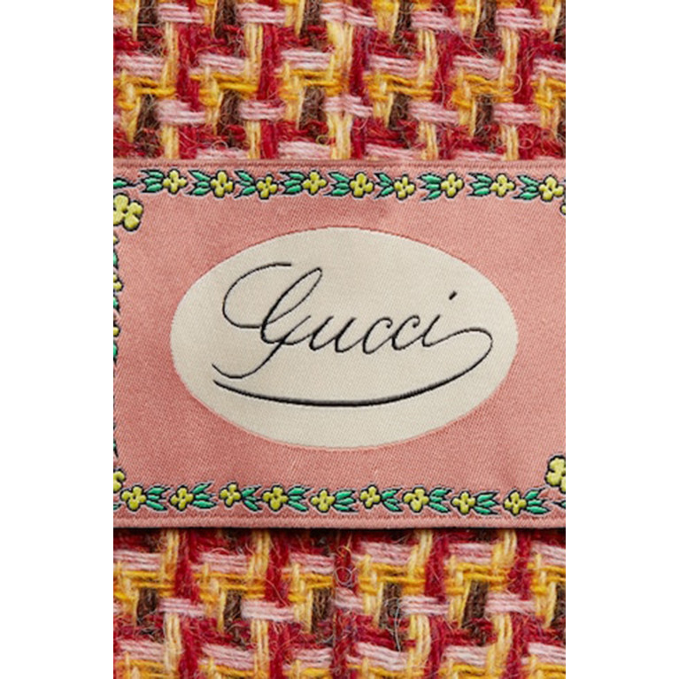 Gucci- Kids Wool Tweed Coat Pink
