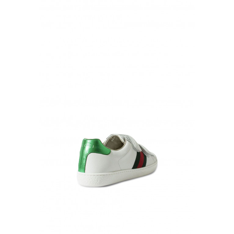 Gucci- New Ace Leather Sneakers White