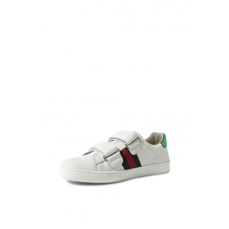 Gucci- New Ace Leather Sneakers White