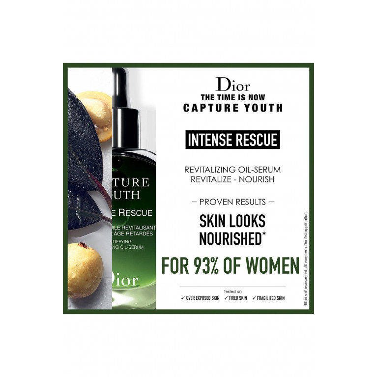 Dior- Capture Youth Intense Rescue Age-Defying Revitalizing Oil-Serum No Color