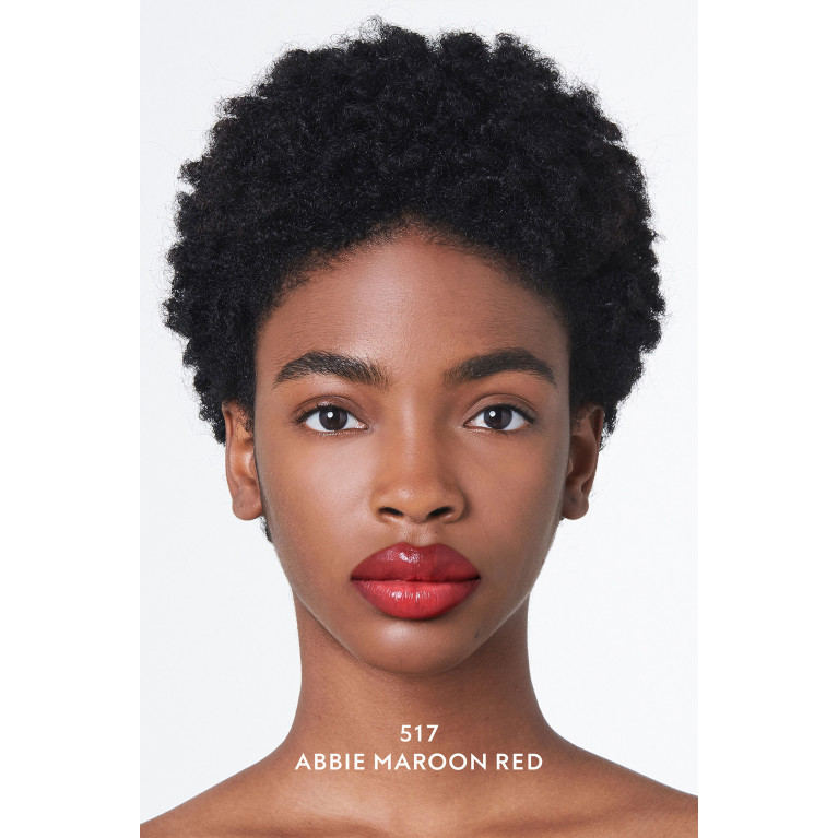 Gucci- Rouge de Beauté Shimmer Lipstick 517 Abbie Maroon RED