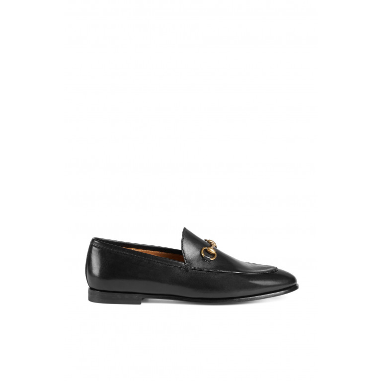 Gucci- Gucci Jordaan Leather Loafers Black