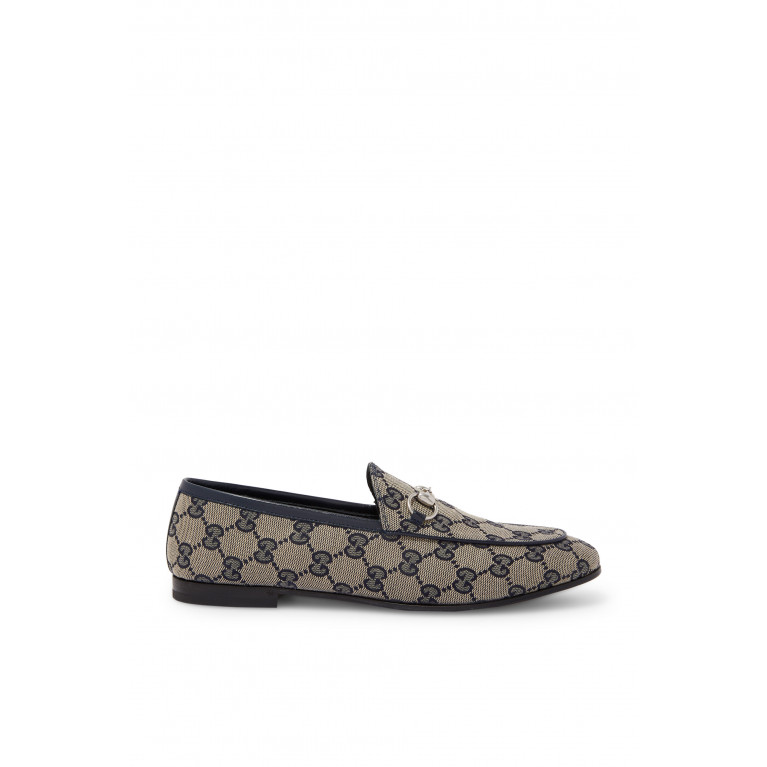 Gucci- Jordaan GG Loafers Navy blue