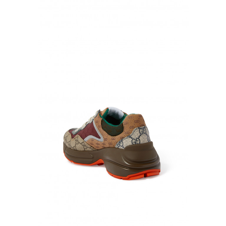 Gucci- GG Rhyton Sneakers Brown
