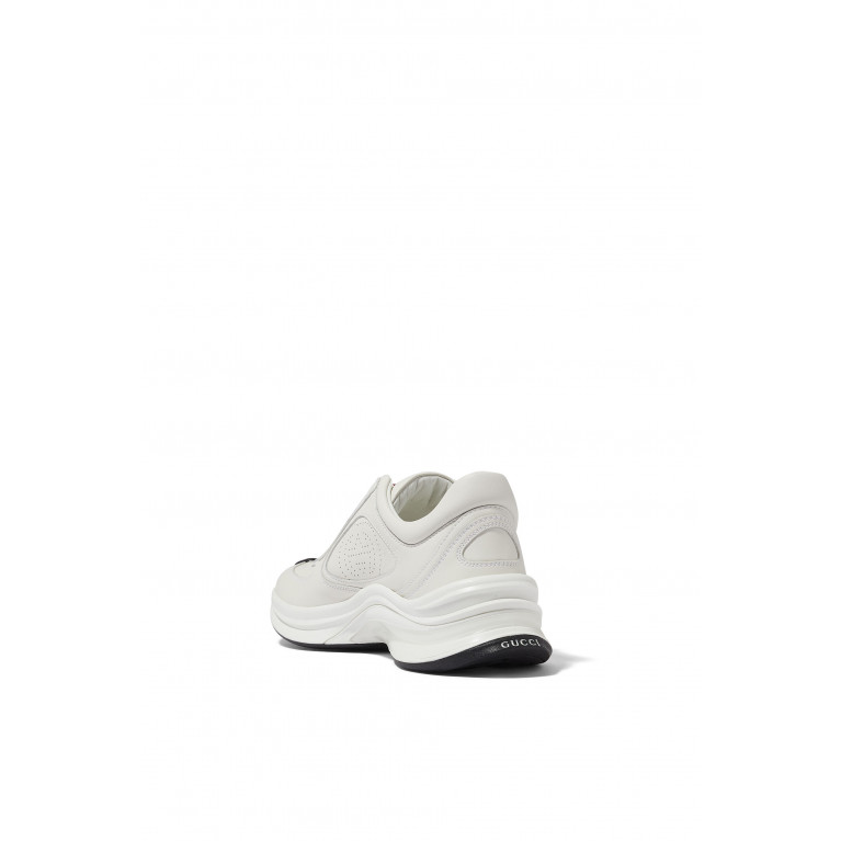 Gucci- Gucci Run Leather Sneakers White