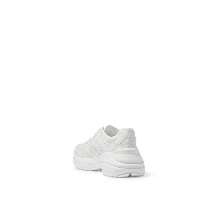 Gucci- Rhyton Leather Sneakers White