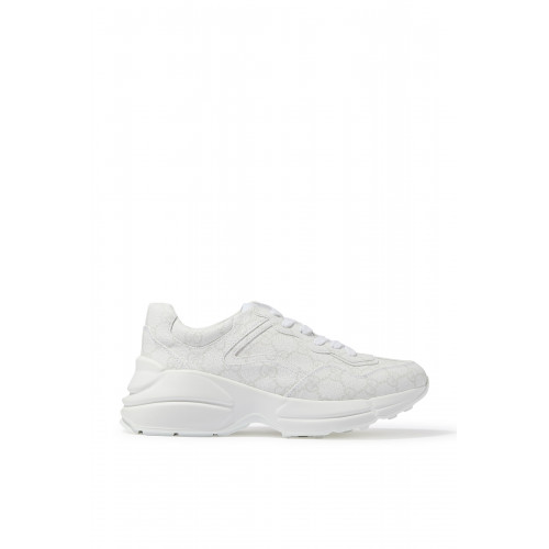 Gucci- Rhyton Leather Sneakers White