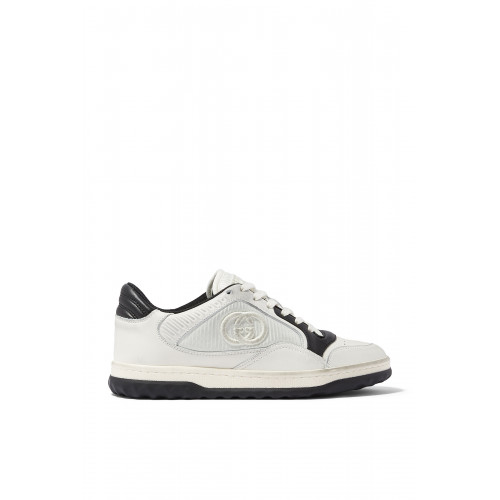 Gucci- MAC80 Leather And Fabric Sneakers White