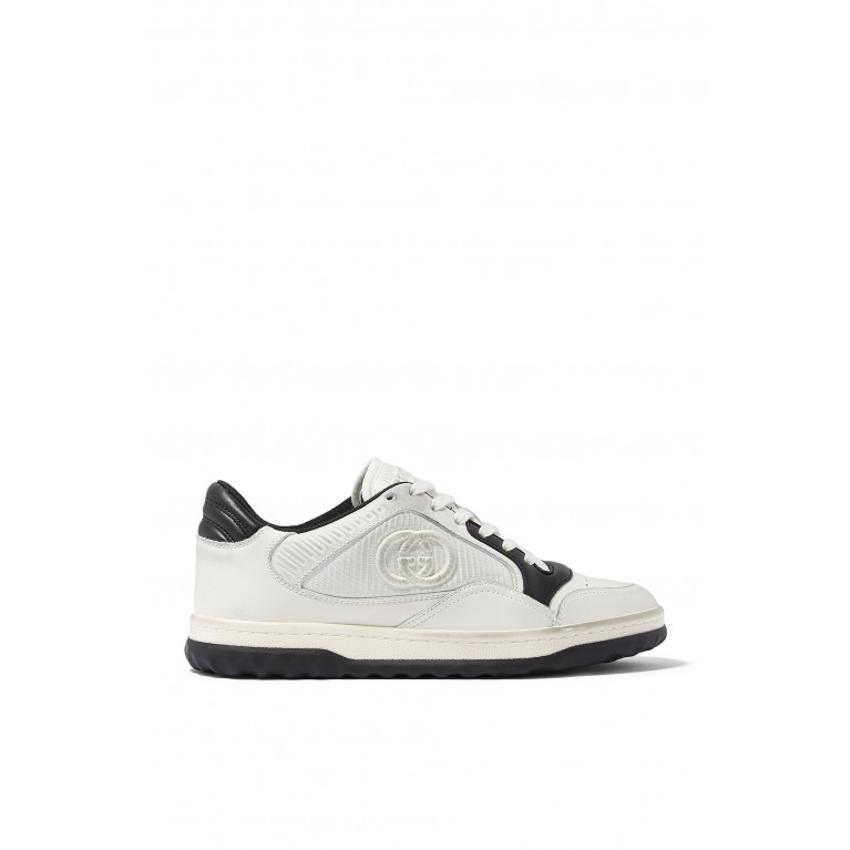 Gucci- MAC80 Leather And Fabric Sneakers White