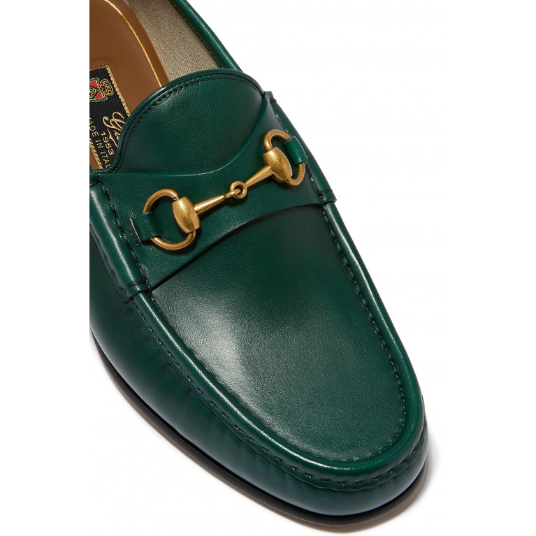 Gucci- 1953 Horsebit Loafers Green