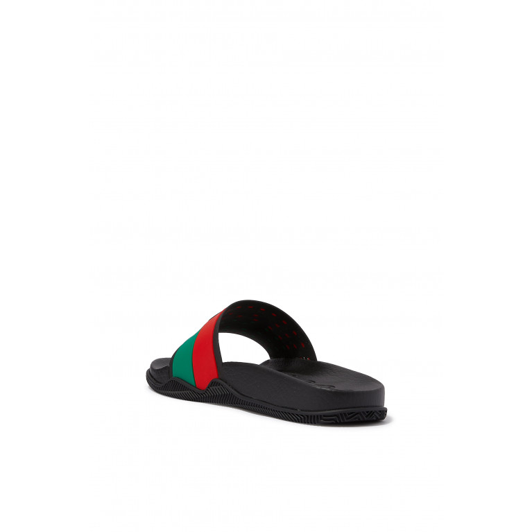 Gucci- G Slide Sandals Black