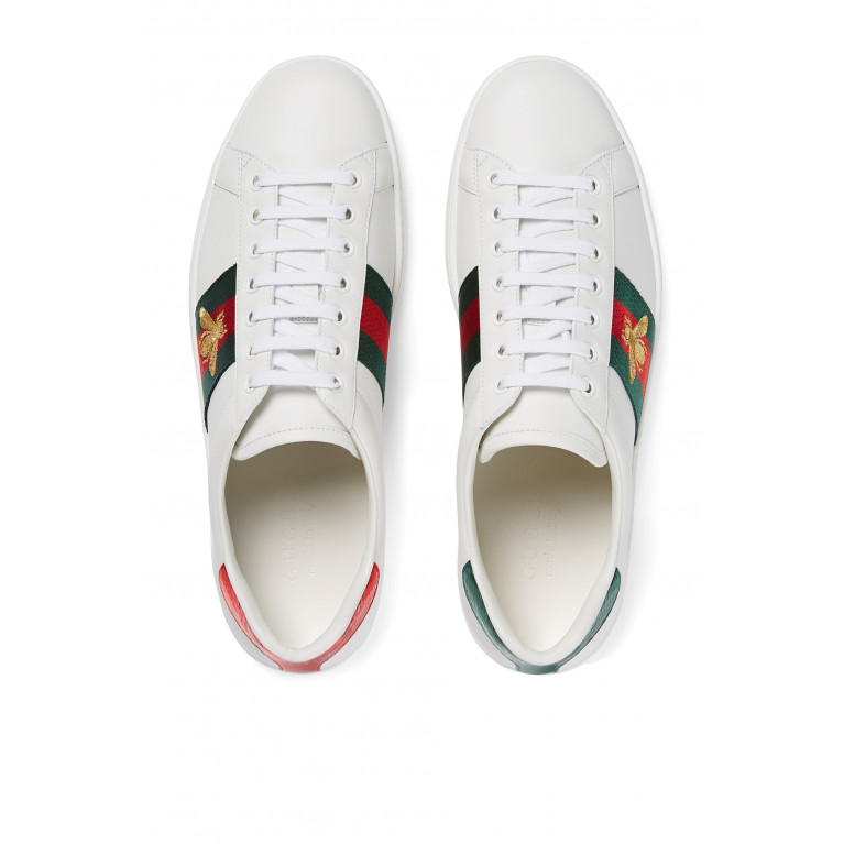 Gucci- Ace Embroidered Sneakers White