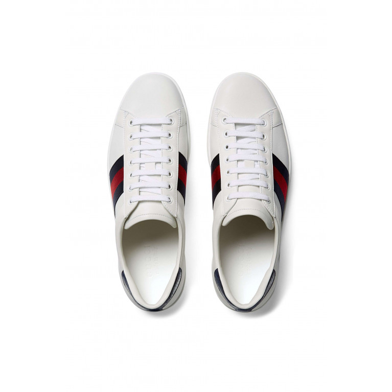 Gucci- Ace Leather Sneakers White