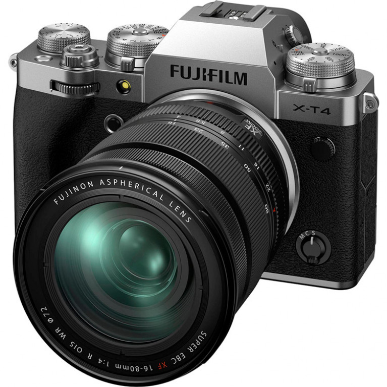 Фотоаппарат FUJIFILM X-T4 + XF 16-80 F4 Kit Silver 
