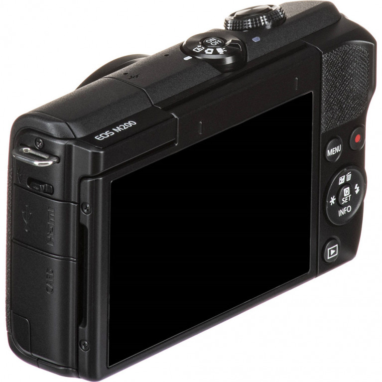 Фотоаппарат CANON EOS M200 + 15-45 IS STM Kit Black 