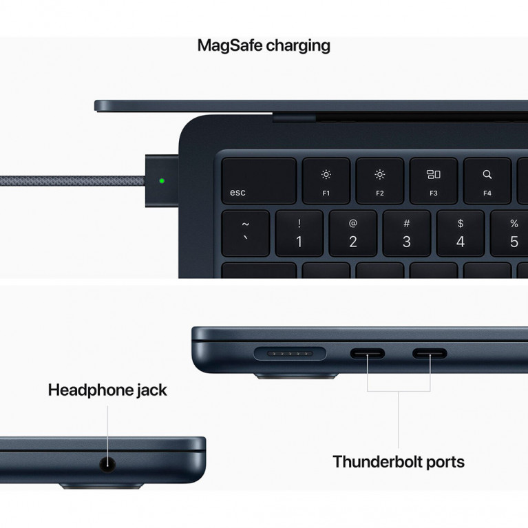 Ноутбук APPLE MacBook Air M2 512 Gb Midnight (MLY43)