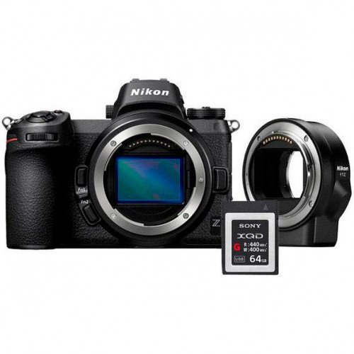 Фотоаппарат NIKON Z6 + FTZ Adapter Kit + 64 GB XQD 