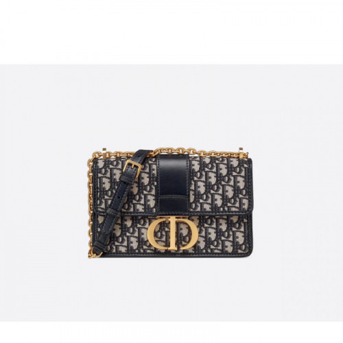 Сумка Dior 30 Montaigne Flap Chain жаккард Dior Oblique