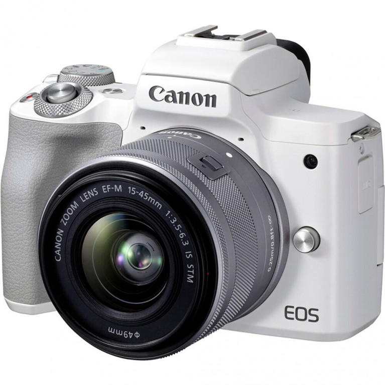 Фотоаппарат Canon EOS M50 Mark II 15-45 IS STM Kit White 