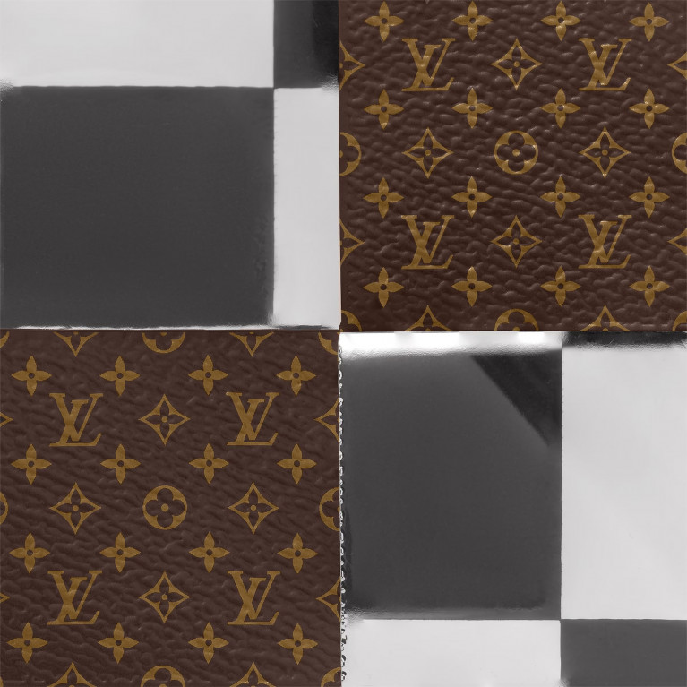 Сумка Louis Vuitton Keepall Bandoulière 50 Bag канва Monogram Chess