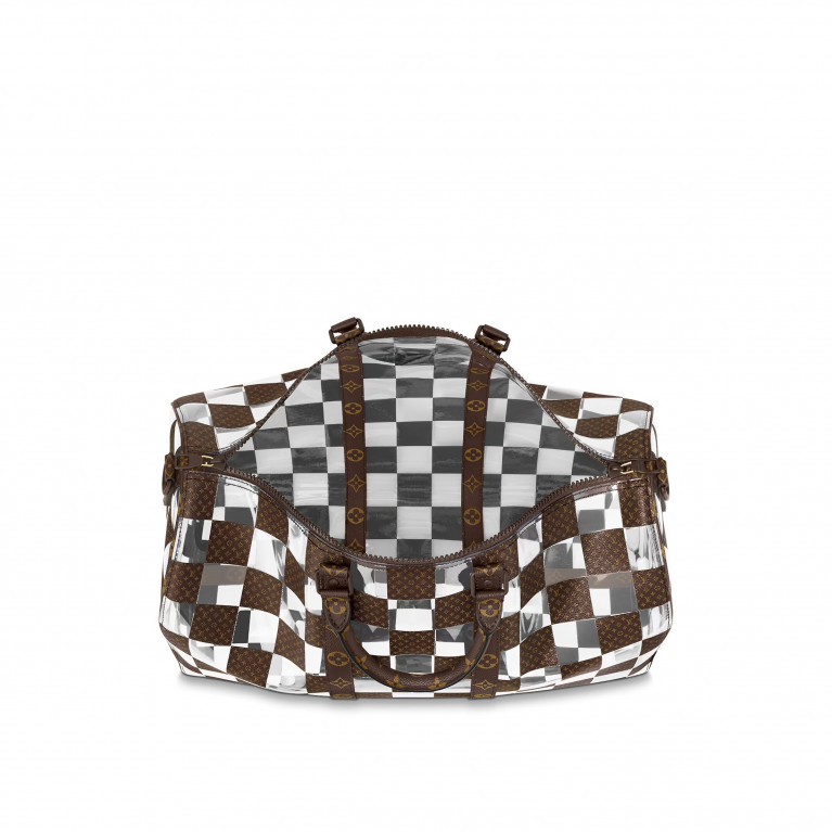 Сумка Louis Vuitton Keepall Bandoulière 50 Bag канва Monogram Chess