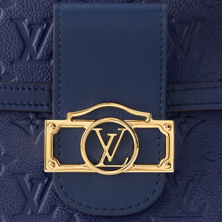 Сумка Louis VuittonDauphine MM Monogram Empreinte Blue