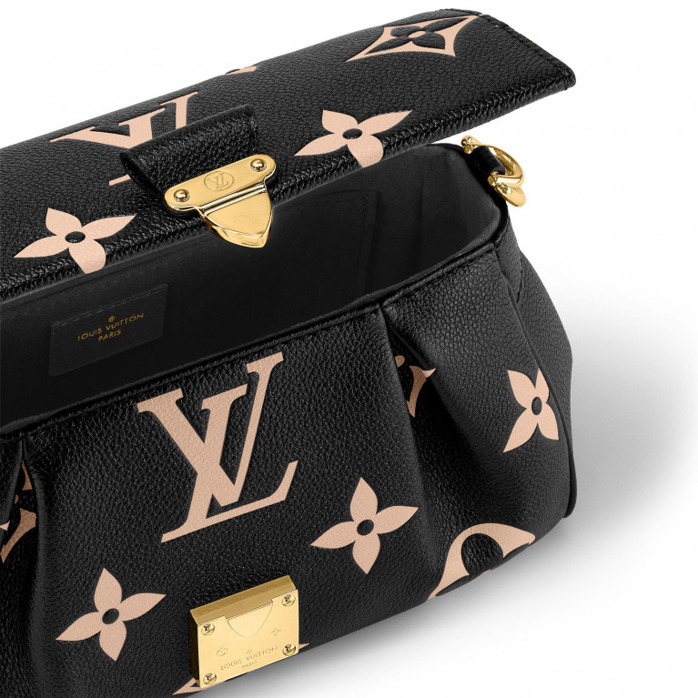 Сумка Louis Vuitton Favourite Bag Bicolour Monogram Empreinte Black / Beige