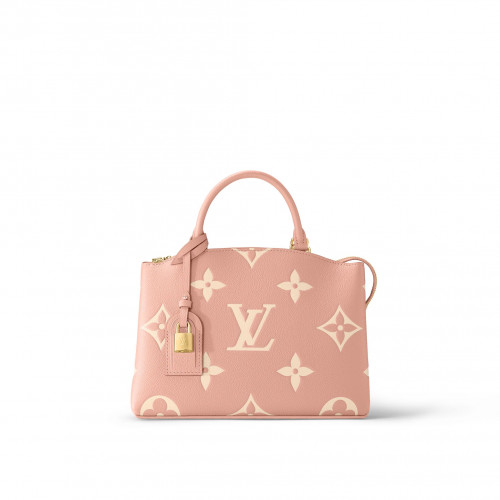Сумка Louis Vuitton Petit Palais Bag Bicolour Monogram Empreinte Rose Trianon / Crème