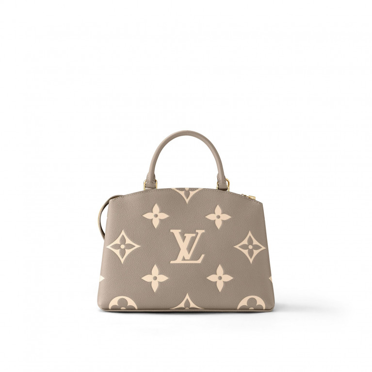 Сумка Louis Vuitton Petit Palais Bag Bicolour Monogram Empreinte Tourterelle / Crème