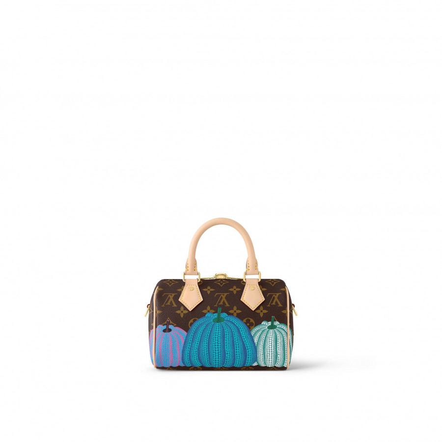 Сумка Louis Vuitton LV x YK Speedy Bandouliere 20 канва Monogram Pumpkin  Print купить в интернет-магазине Hotra.ru