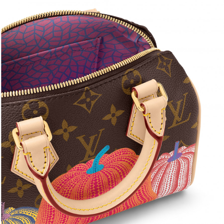 Сумка Louis Vuitton LV x YK Speedy Bandouliere 20 канва Monogram Pumpkin  Print купить в интернет-магазине Hotra.ru