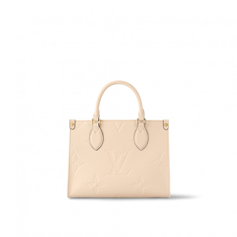 Сумка Louis Vuitton Onthego PM Tote Bag Monogram Empreinte Creme