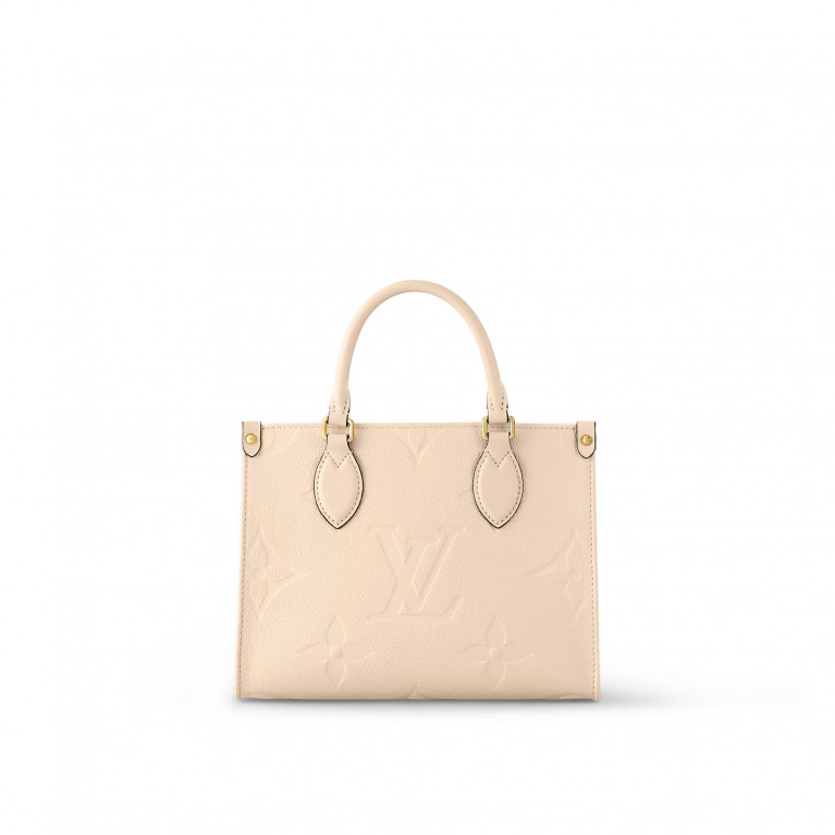 Сумка Louis Vuitton Onthego PM Tote Bag Monogram Empreinte Creme