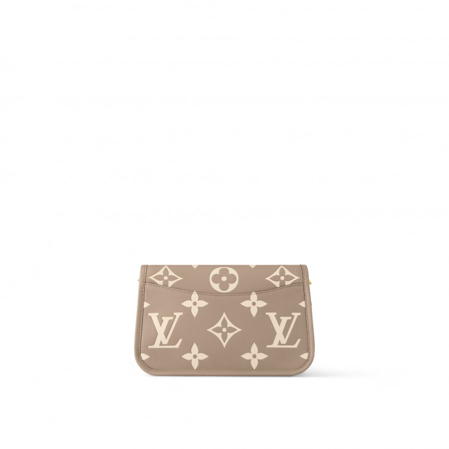 Louis Vuitton Diane Bicolore Tourterelle Creme Monogram Empreinte