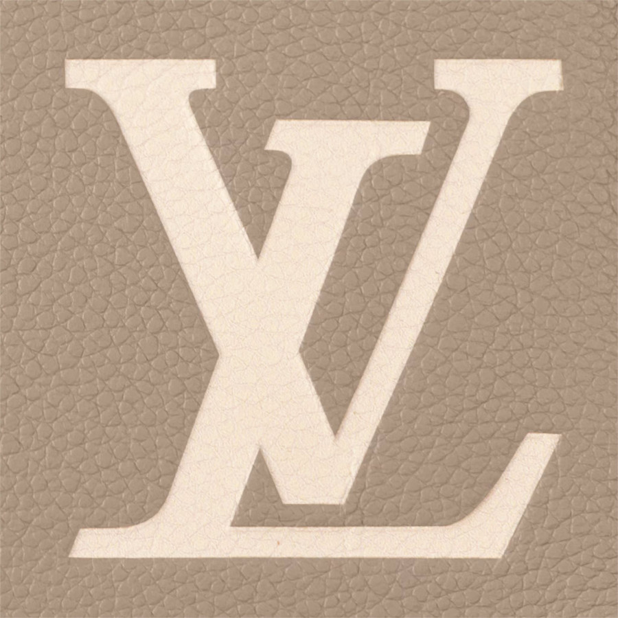 Louis Vuitton Diane Bicolore Tourterelle Creme Monogram Empreinte
