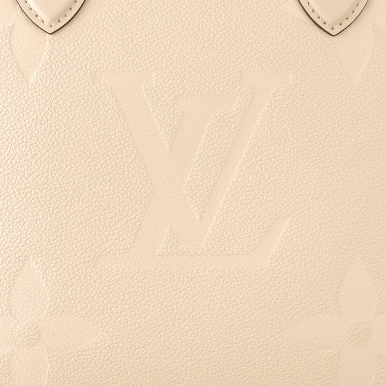Сумка Louis Vuitton Onthego MM Tote Bag Empreinte Creme