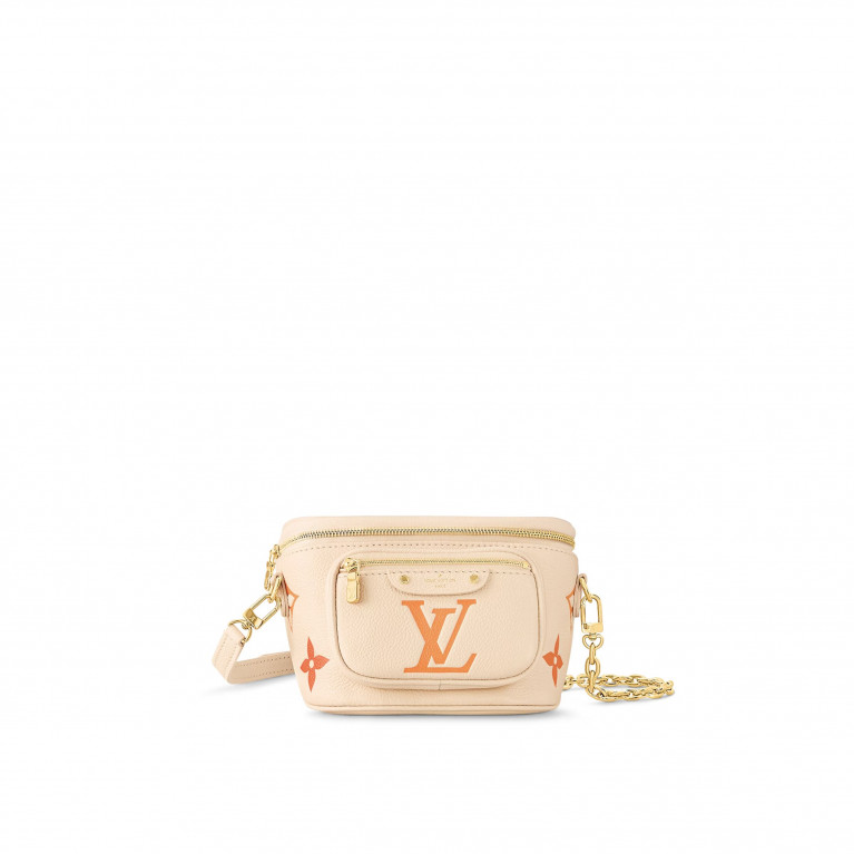Сумка Louis Vuitton Mini Bumbag Monogram Empreinte Bicolor Gradient Neutral